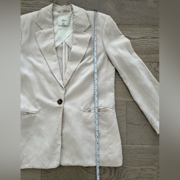 Aritzia Wilfred Off White Blazer size XXS - Picture 7 of 13